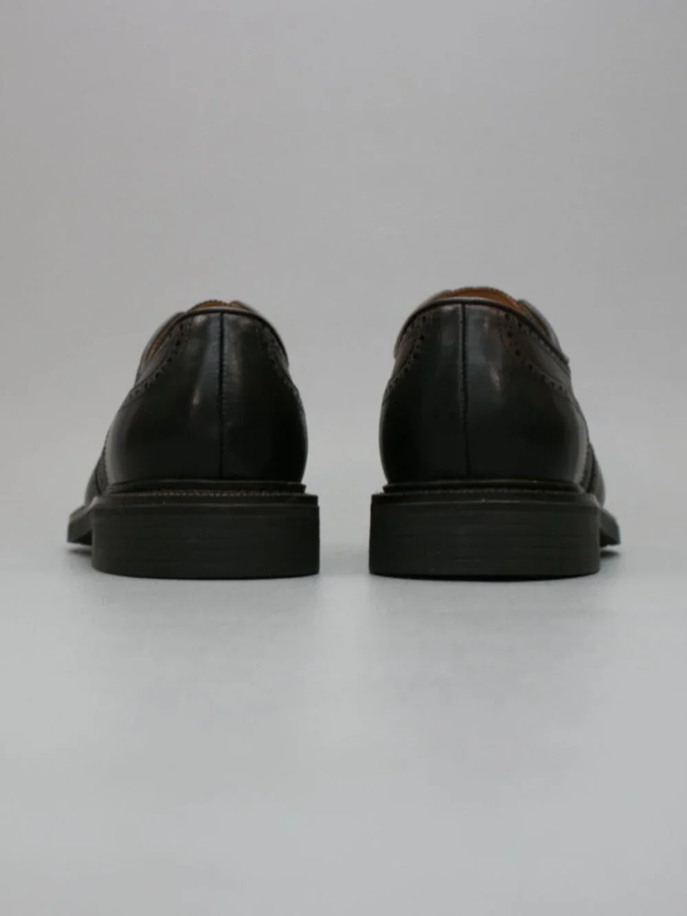 Polo Ralph Lauren Men's 9.5 Asher Wingtips Brown Calf Leather Oxford Dress Shoes